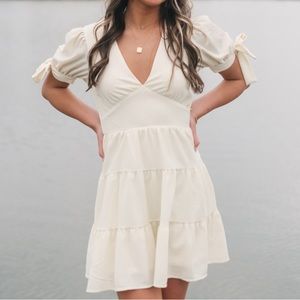 Altar’d State Yellow Mini Dress Size Small